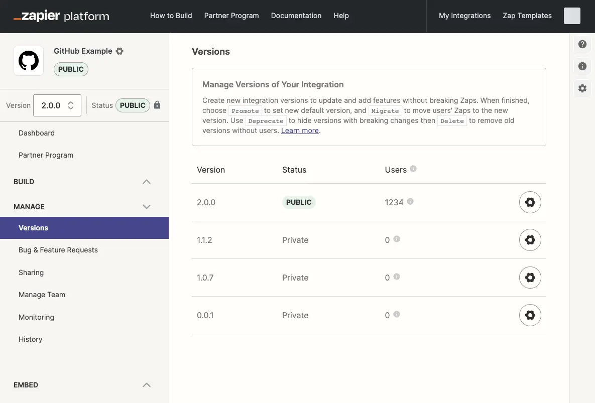 Platform UI vs CLI comparison