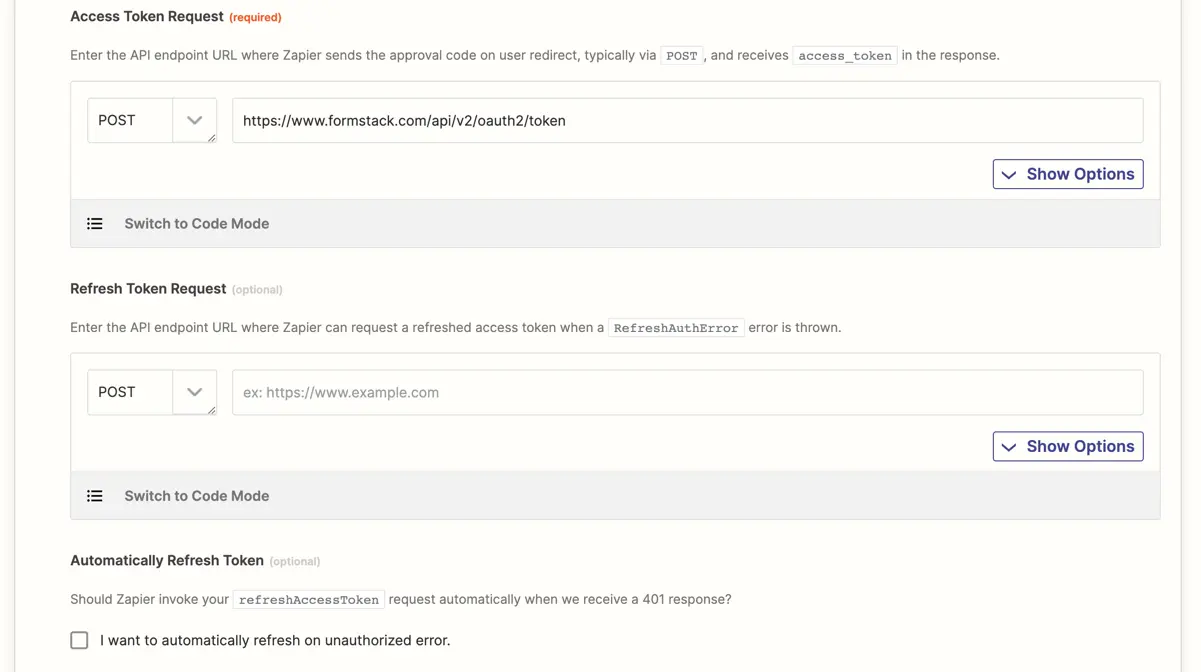 使用 OAuth v2 添加身份验证